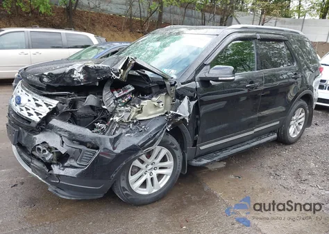 2019 Ford Explorer Xlt z USA, uszkodzony, nr VIN 1FM5K8D87KGA05751